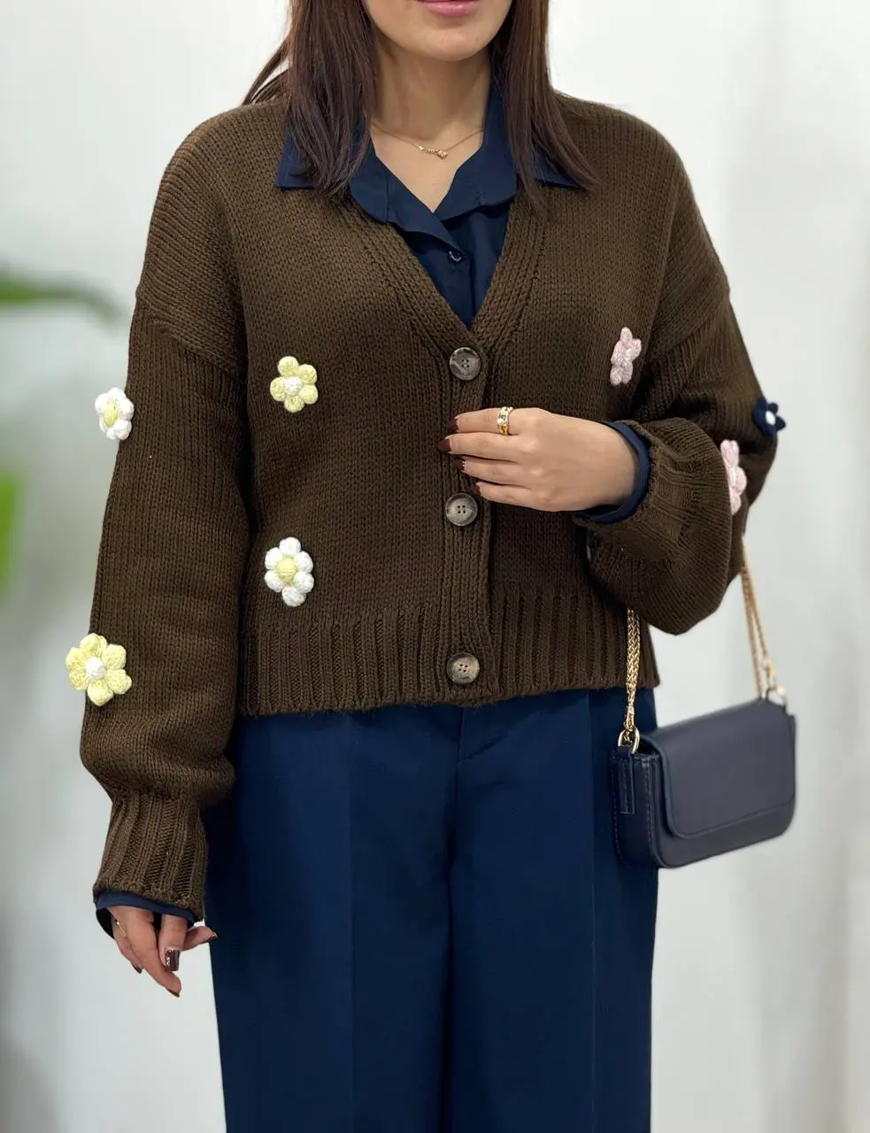 بافت جلو دکمه ترک نازگل 1